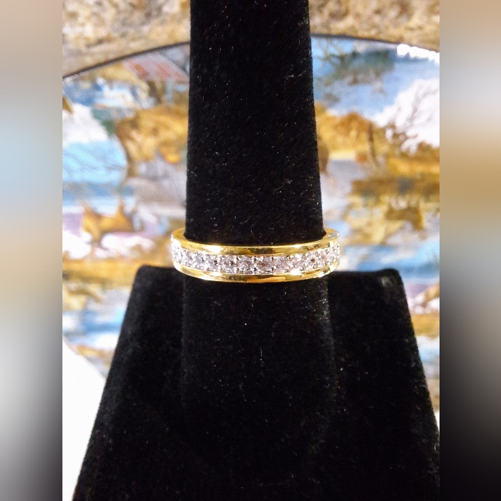 Swarovski Size 9 eternity band ring